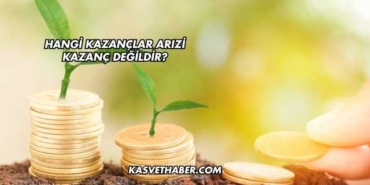 Hangi Kazançlar Arızi Kazanç Değildir?